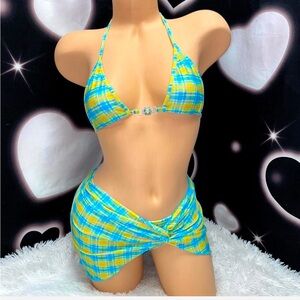3 piece bikini set